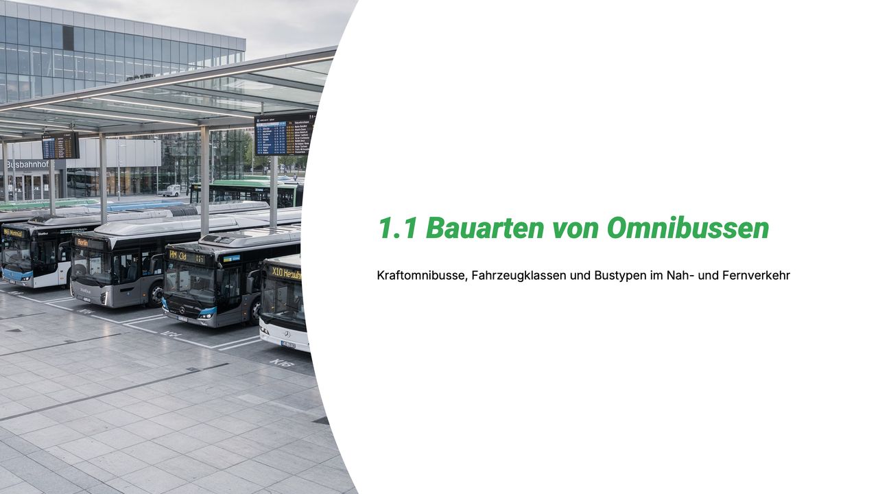 Videokurs zur IHK-Fachkundeprüfung Omnibusverkehr — Gratis-Vorschau